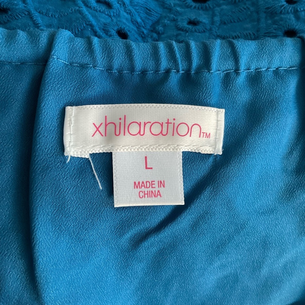 Xhilaration Strappy Eyelet Romper - Picture 4 of 4